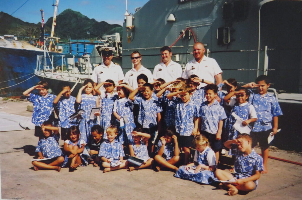 Navy visit scaled e1792024682746 1024x677 2 - Apii Te Uki Ou, Cook Islands